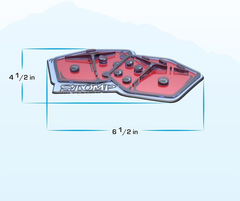 Stompgrip Premium Snowboard Stomp Pad | Dice | Vice Collection | 3D Decal - Image 2